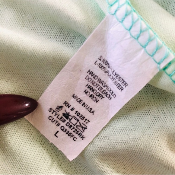 Spaghetti Strap Mint Dress - Picture 3 of 3